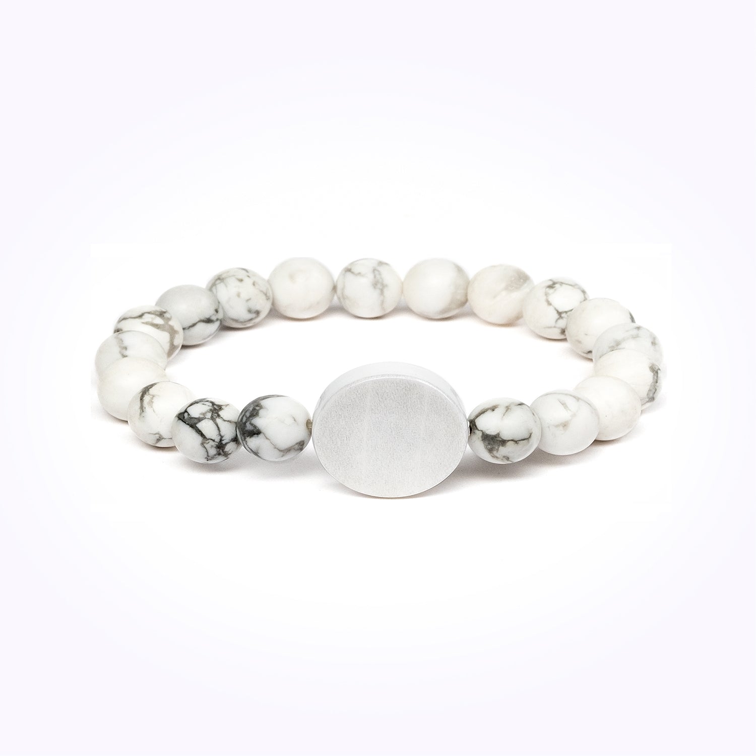 Howlite – cnick® - Tesla Key Ring